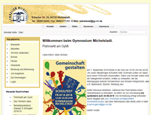 Tablet Screenshot of gymnasium-michelstadt.de